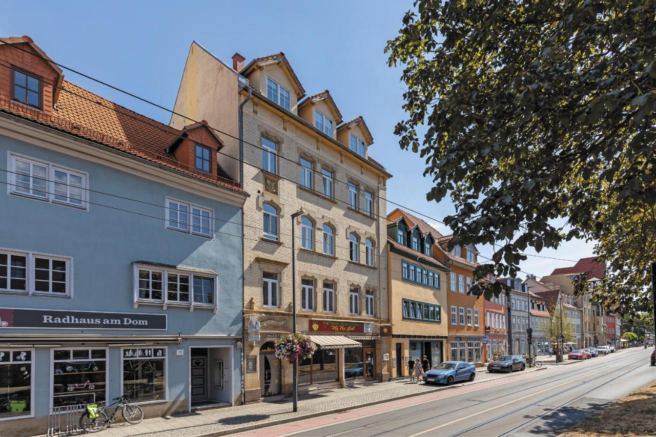 Hotel Garni " Am Domplatz" Erfurt Bagian luar foto