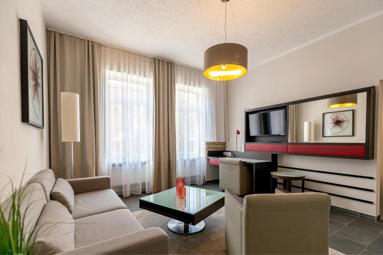 Hotel Garni " Am Domplatz" Erfurt Bagian luar foto