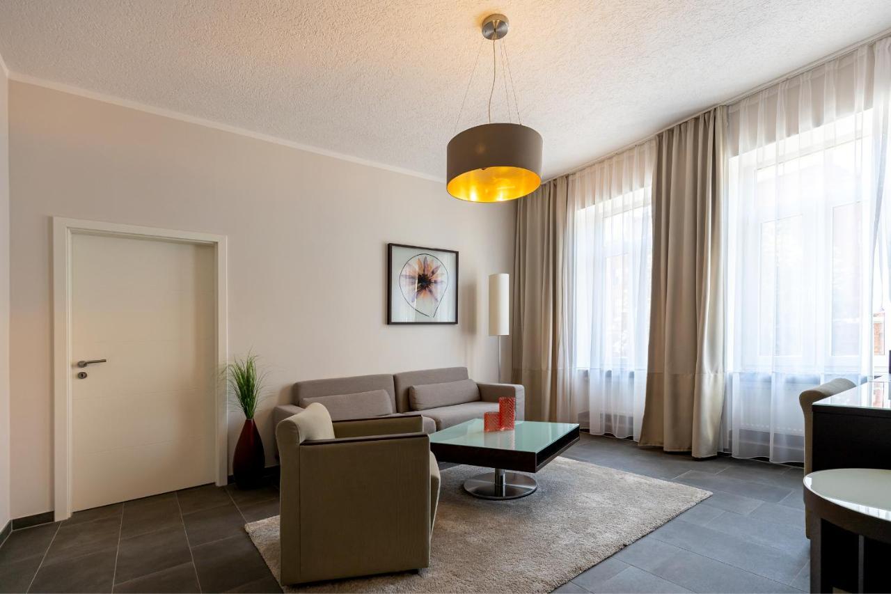 Hotel Garni " Am Domplatz" Erfurt Bagian luar foto